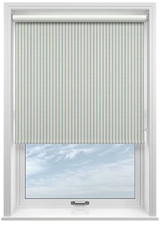 Emily Bond Cornish Stripe, Duckegg - Roller Blind